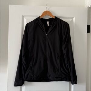 LULULEMON Black Athletic Leightweight Jacket Vent Detail 10